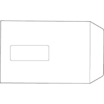 5 Star Envelopes Pocket Press Seal Window 100gsm White C5 229x162mm (Pack of 500)