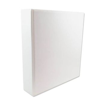 5 Star Office A4 Presentation Ring Binder Polypropylene 65mm 2D-Ring White (Pack of 10)