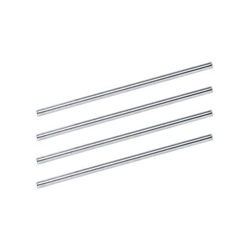 5 Star Office Risers for Letter Tray Chrome Plated 152mm (Pack of 4)