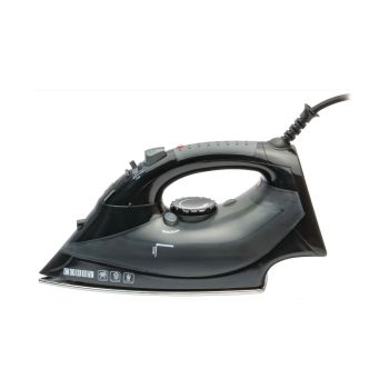Sherwood 2000W Steam Iron with Fitted Plug Black 6108
