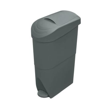 Sanitary Bin Pedal Operated 20 Litre Grey WR-FQ-1003 GREY