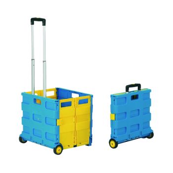 GPC Blue and Yellow Large Folding Box Truck GI041Y