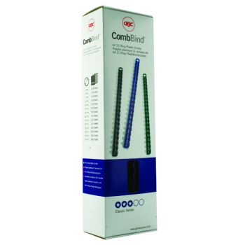 GBC CombsBind A4 8mm Binding Combs Black (Pack of 100) 4028174