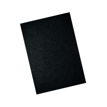 GBC LeatherGrain A4 Binding Cover 250 gsm Black (Pack of 100) CE040010