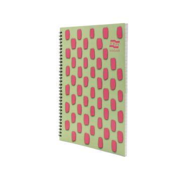 Europa Splash Notebooks 160 Lined Pages A4+ Pink Cover (Pack of 3) EU1503Z