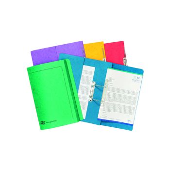 Exacompta Europa Spiral Pocket Files Foolscap Assorted (Pack of 25) 3010Z - DISCONTINUED