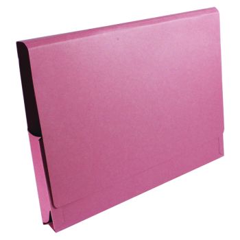 Exacompta Guildhall Brief Size Pocket Wallet 14x10in Pink (Pack of 50) PW3-PNK