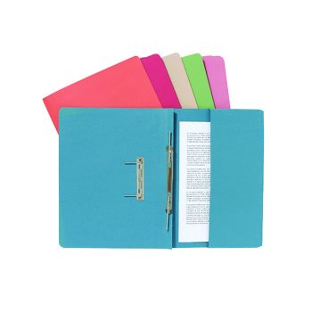 Exacompta Guildhall Pocket Spiral File 285gsm Buff (Pack of 25) 347-BUFZ