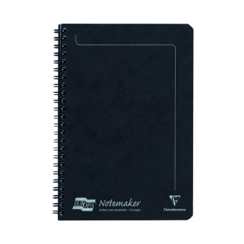 Clairefontaine Europa Notemakers Notebook A5 Black (Pack of 10) 4852