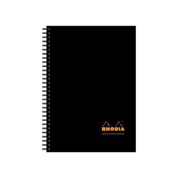 Rhodia Black A5 Wirebound Business Book (Pack of 3) 119233C