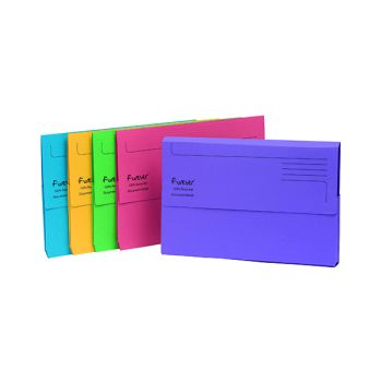 Exacompta Forever  Document Wallet Manilla Foolscap Assorted (Pack of 25) 211/5000