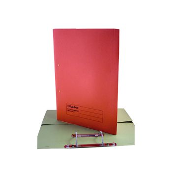Exacompta Guildhall Heavyweight Transfer Spiral Pocket File 420gsm FC Orange (Pack of 25) 211/6004