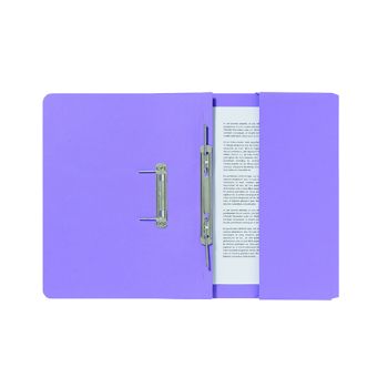 Exacompta Guildhall Pocket Spiral File 285gsm Mauve (Pack of 25) 347-VLTZ