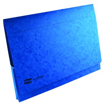 Exacompta Europa Pocket Wallet A3 Blue (Pack of 25) 4785Z