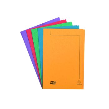 Europa Square Cut Folder 300 micron Foolscap Assorted (Pack of 50) 4820