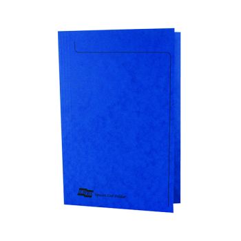 Europa Square Cut Folder 300 micron Foolscap Blue (Pack of 50) 4825