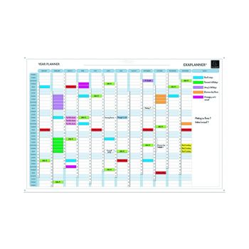 Exacompta Magnetic Perpetual Year Planner (Comes with magnets, magnet strips, pens and box) 56153E