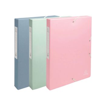 Exacompta Autentik Filing Box 40mm Spine A4 Assorted 59339E