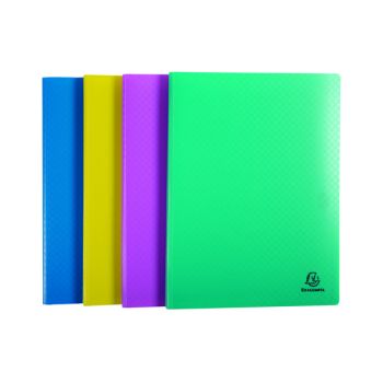 Exacompta Forever Young Display Book 50 Pocket A4 Assorted (Pack of 4) 88590E