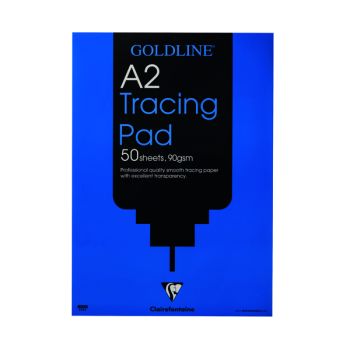 Clairefontaine Goldline Professional Tracing Pad 90gsm A2 50 Sheets GPT1A2