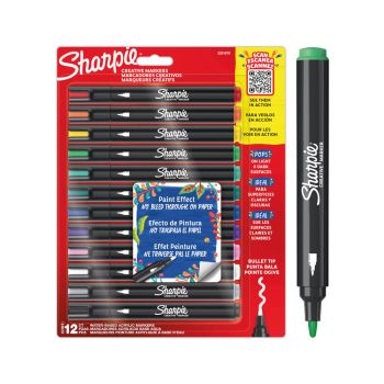 Sharpie Marker Paint Pens Assorted (Pack of 12) 2201070