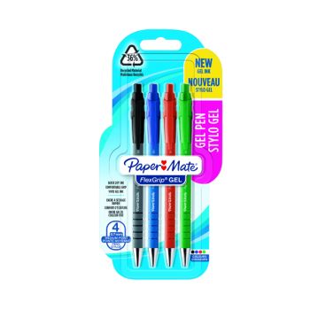 PaperMate FlexGrip Gel Pens Assorted (Pack of 4) 2108216