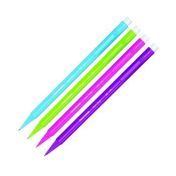 PaperMate Non-Stop Automatic Pencil Assorted Neon (Pack of 48) 2027757