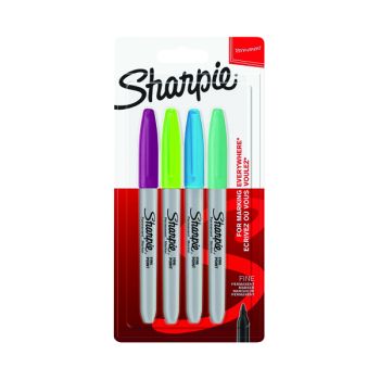 Sharpie 08 Permanent Marker Fine Tip Assorted Blister (Pack of 48) 1985859