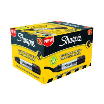 Sharpie Permanent Marker XL Chisel Tip Black (Pack of 12) S0949850
