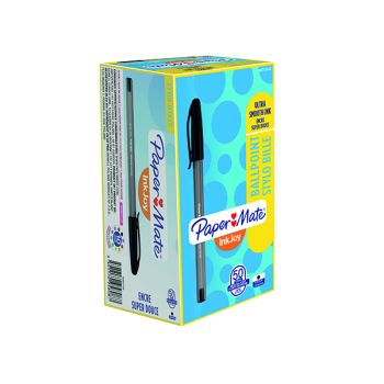 PaperMate InkJoy 100 Ballpoint Pen Medium Black (Pack of 50) S0957120