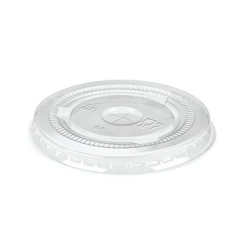 Go-Pak Straw Slot Cold Cup Lid Recyclable PET 9oz Clear (Pack of 1000) R11002