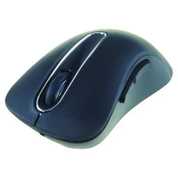 Computer Gear Wireless 5-Button Optical Scroll Mouse Black 24-0544