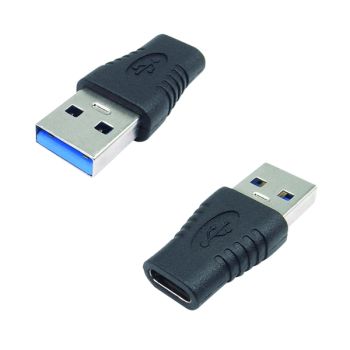 Connekt Gear USB 3 Adapter A Male to Type C Female + OTG Black 26-0420