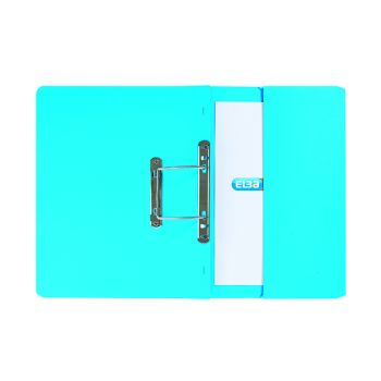 Elba Spring Pocket File 320gsm Foolscap Blue (Pack of 25) 100090146