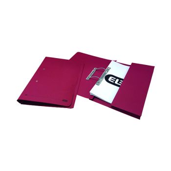 Elba Spring Pocket File 320gsm Foolscap Red (Pack of 25) 100090149