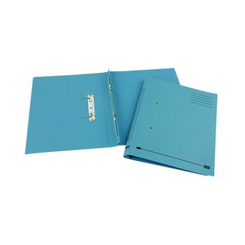 Elba Spirosort Spring File Foolscap Blue (Pack of 25) 100090159