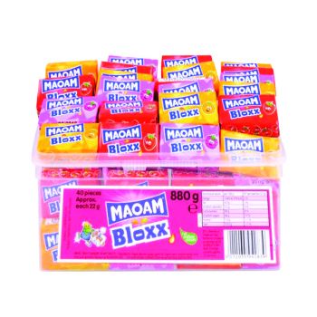 Maoam Blox Chews 40 Sweets Tub 50542 - DISCONTINUED