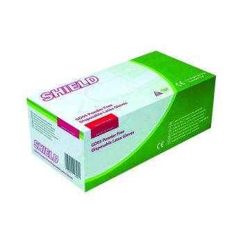 Shield P/F Latex Gloves Large (Pack of 1000) HEA00401