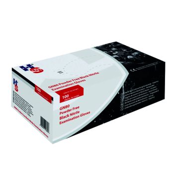 Handsafe Speciality Nitrile Gloves Medium Black (Pack of 100) GL897