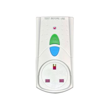 RCD Safety Plug White (Takes 3000 upto Watts and 13 Amps) PB5000