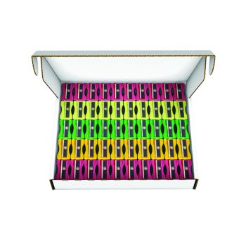 Plastic Pencil Sharpeners Assorted (Pack of 100) 794300