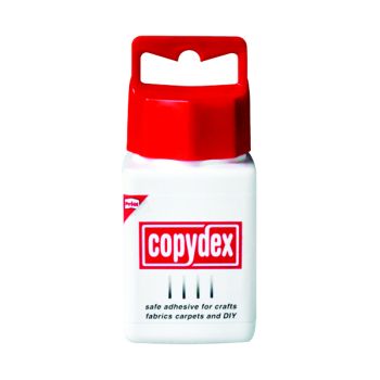 Copydex White Latex Adhesive with Brush Applicator 125ml - DISCONTINUED