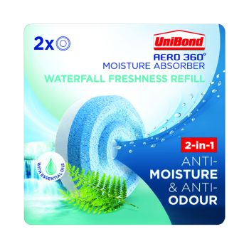 Unibond Aero 360 Waterfall Freshness Refill (Pack of 2) 2631290