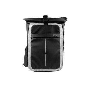 Monolith Rolltop Business Laptop Backpack 17.2in Black/Grey 2000001503