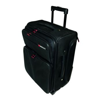 Monolith Wheeled Overnight Laptop Case w/Removable Case Black 1329