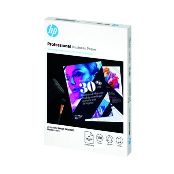 HP Professional Business Paper Glossy 180gsm A4 150 Sheets 3VK91A