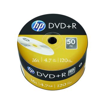 HP DVD+R 16X 4.7GB Wrap (Pack of  50) 69305