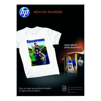 HP Iron-On A4 Transfer 170gsm (Pack of 12)  C6050A