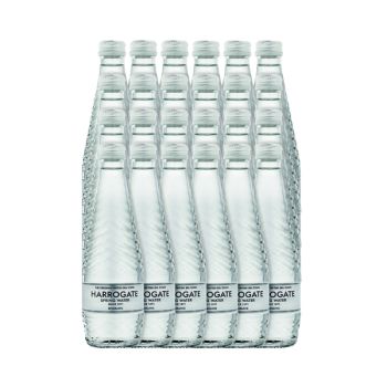 Harrogate Sparkling Spring Water Glass Bottle 330ml (Pack of 24) G330242C