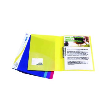 Rapesco Clamp Binder A4 Assorted (Pack of 10) 0793